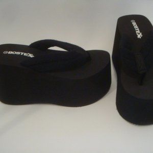 Platform Flip Flop thong sandal Bostek Shoes style 101, 4inch/10cm